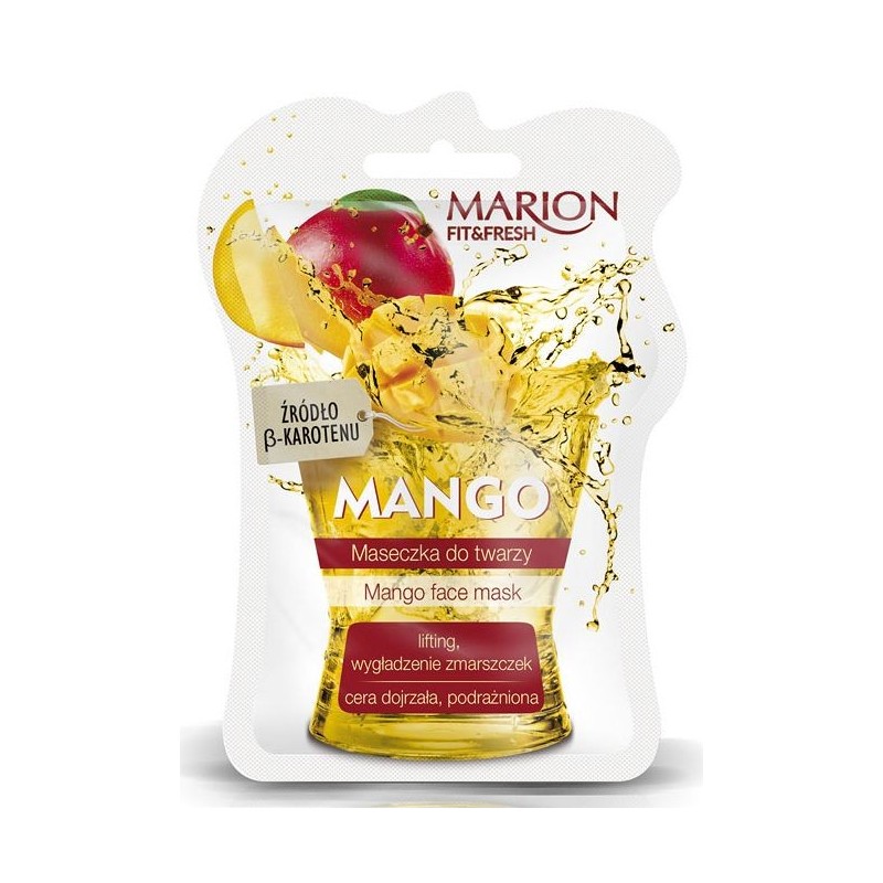 FIT&FRESH MASECZKA DO TWARZY 7.5ML MANGO LIFTING,WYGŁADZANIE