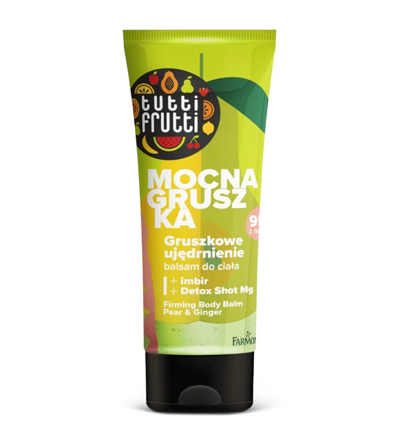 MOCNA GRUSZKA BALSAM DO CIAŁA 200ML GRUSZKA+IMBIR+DETOX SHOT MG