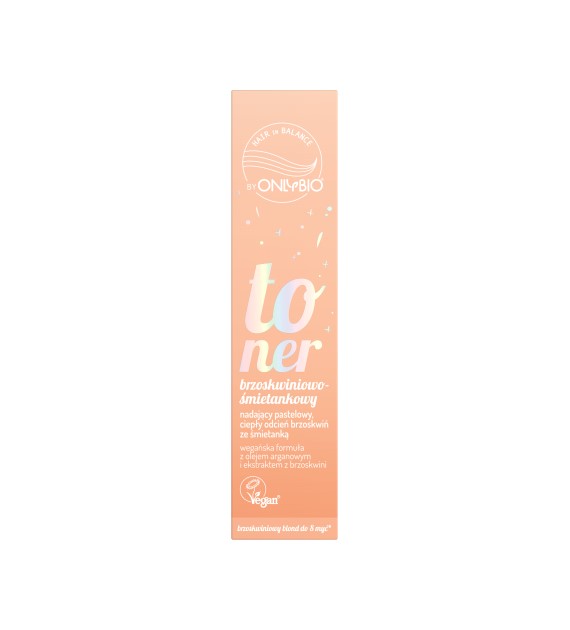 ONLYBIO HAIR in BALANCE Toner brzoskwiniowo - śmietankowy 100 ml