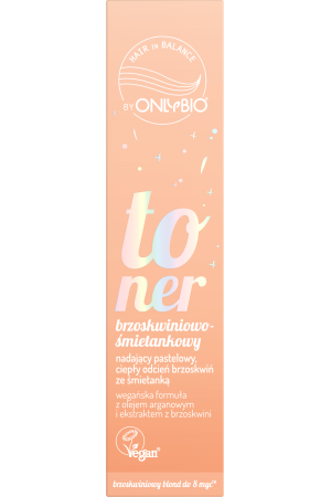 ONLYBIO HAIR in BALANCE Toner brzoskwiniowo - śmietankowy 100 ml
