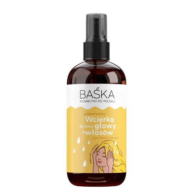 BAŚKA Prebiotyczna Wcierka do skóry głowy i włosów - jogurtowo mleczna 100ml