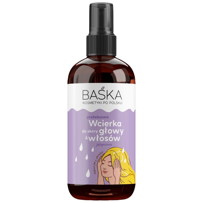 BAŚKA Proteinowa Wcierka do skóry głowy i włosów - jeżynowa 100ml