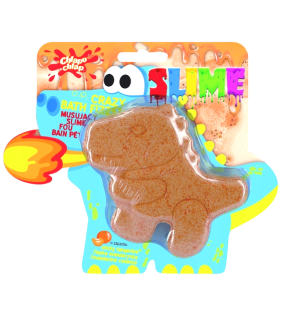 Chlapu Chlap Musujący Slime do Kąpieli Mandarynka 100G