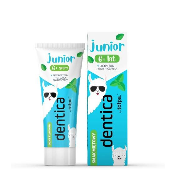 TOŁPA Dentica Pasta do zębów Junior 6+ miętow 50ml