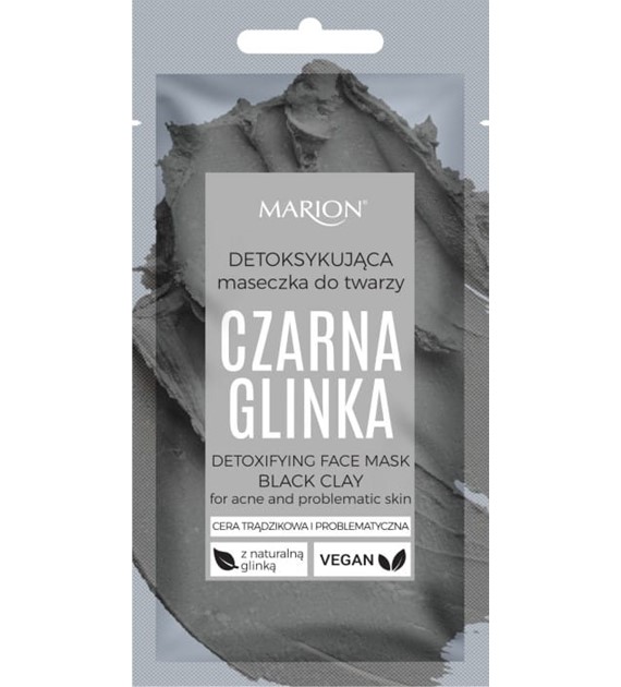 MARION SPA - Czarna glinka detoksykująca maseczka do twarzy  /8g