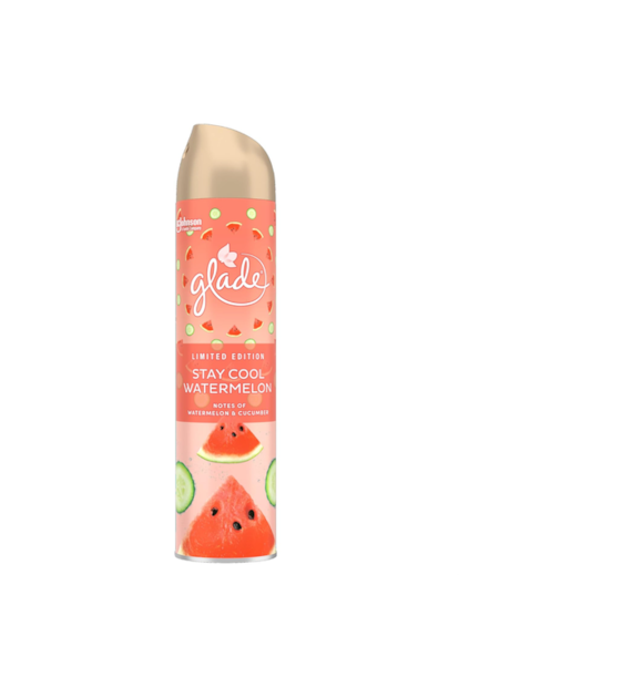GLADE odświeżacz 300ml spray COOL WAYERMELON arbuz  - import