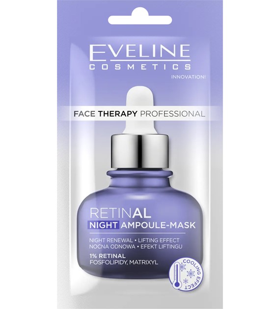 EVELINE FACE THERAPY PROFESSIONAL AMPOULE-MASK RETINAL 8ML PL/AN