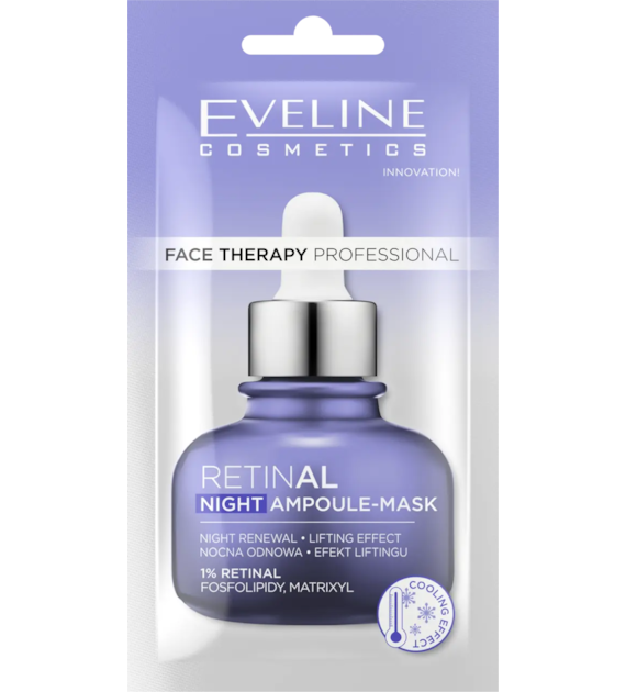 FACE THERAPY PROFESSIONAL AMPUŁKA-MASKA DO TWARZY 8ML RETINAL NOCNA ODNOWA