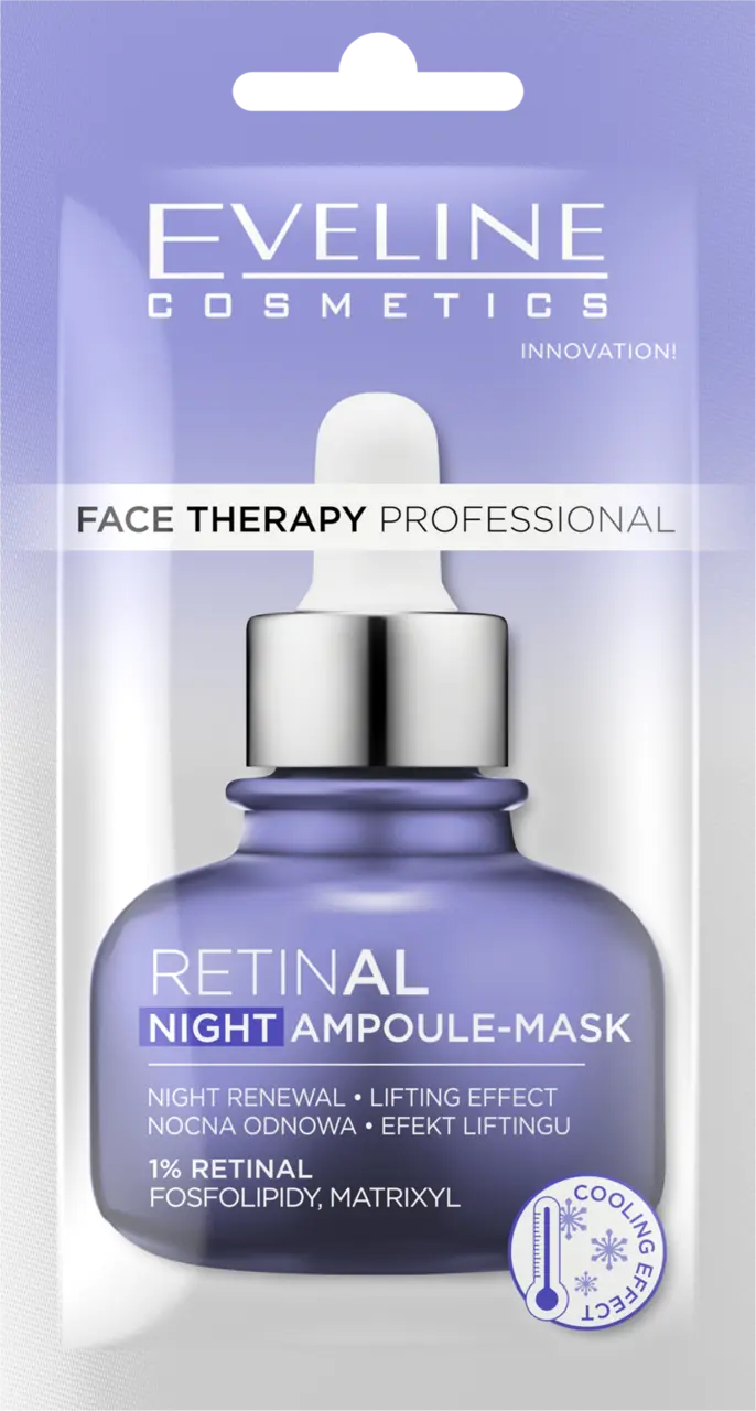 EVELINE FACE THERAPY PROFESSIONAL AMPOULE-MASK RETINAL 8ML PL/AN
