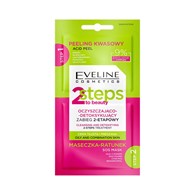 EVELINE 2 STEPS TO BEAUTY OCZYSZCZ-DETOKSYK ZABIEG 2X4ML PL/ANG