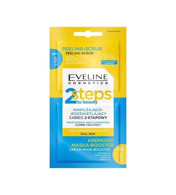 EVELINE 2 STEPS TO BEAUTY NAW-ROZŚWIET ZABIEG 2X4ML PL/ANG