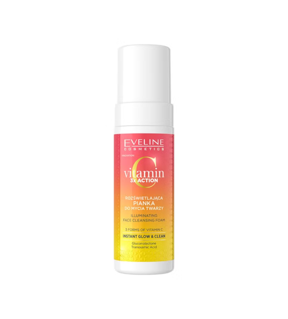 Eveline Vitamin C 3X Action Rozświetlająca Pianka do Mycia Twarzy 150ML