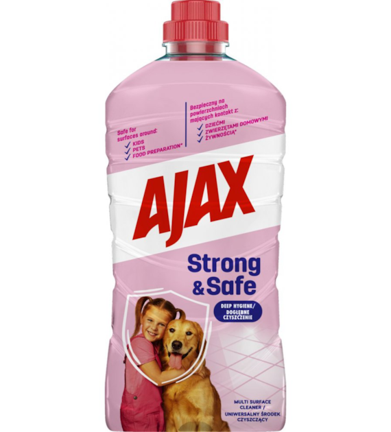 AJAX PŁYN DO MYCIA UNIWERSALNY 1 L STRONG&SAFE