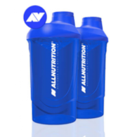ALLNUTRITION SHAKER 600ML 1 szt STUNNING BLUE 2LOGO
