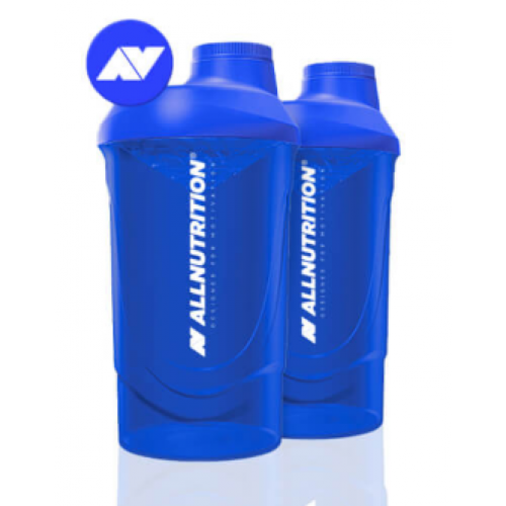ALLNUTRITION SHAKER 600ML 1 szt STUNNING BLUE 2LOGO