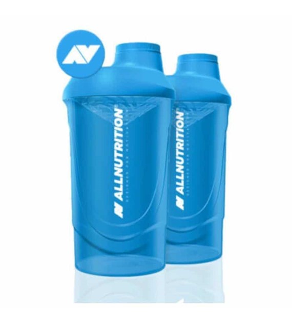 ALLNUTRITION SHAKER 600ML 1 szt SHOCKING BLUE 2LOGO