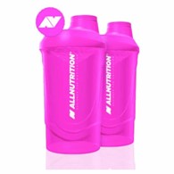 ALLNUTRITION SHAKER 600ML 1 szt SUPER PINK 2LOGO