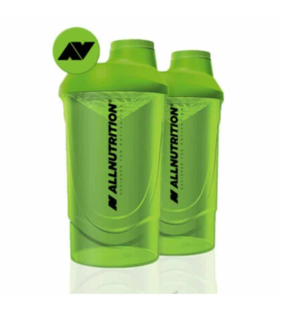 ALLNUTRITION SHAKER 600ML 1 szt GRASS GREEN 2LOGO