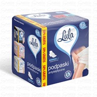 LULA Podpaski higieniczne antyseptyczne - superchłonne 1op.-12szt (8+4 gratis)