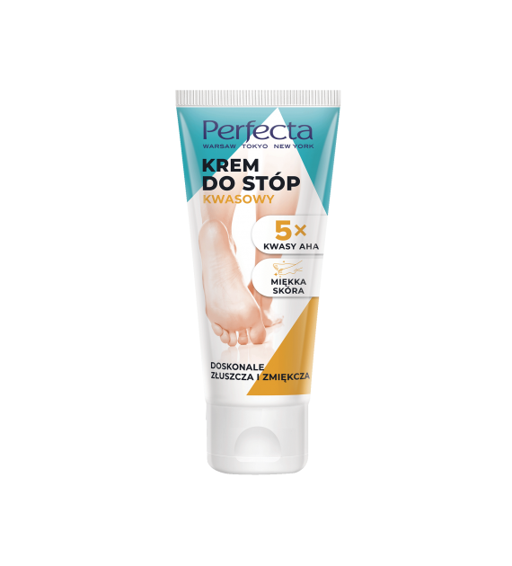 KREM DO STÓP 80ML KWASOWY 5XKWASY AHA DOSKONALE ZŁUSZCZA I ZMIĘKCZA