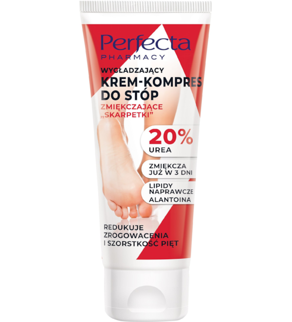 KREM-KOMPRES DO STÓP 80ML ZMIĘKCZAJĄCE 'SKARPETKI' 20% UREA REDUKUJE ZROGOWACENIA