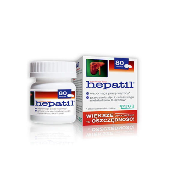 HEPATIL 80 tabletek