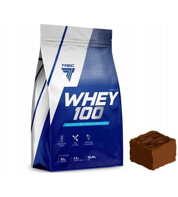 TREC WHEY 100  700g BROWNIES
