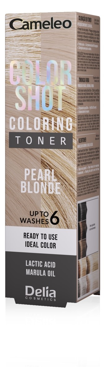CAMELEO - COLOR SHOT TONER Pearl Blonde do włosów tuba 60ml  PL/GB