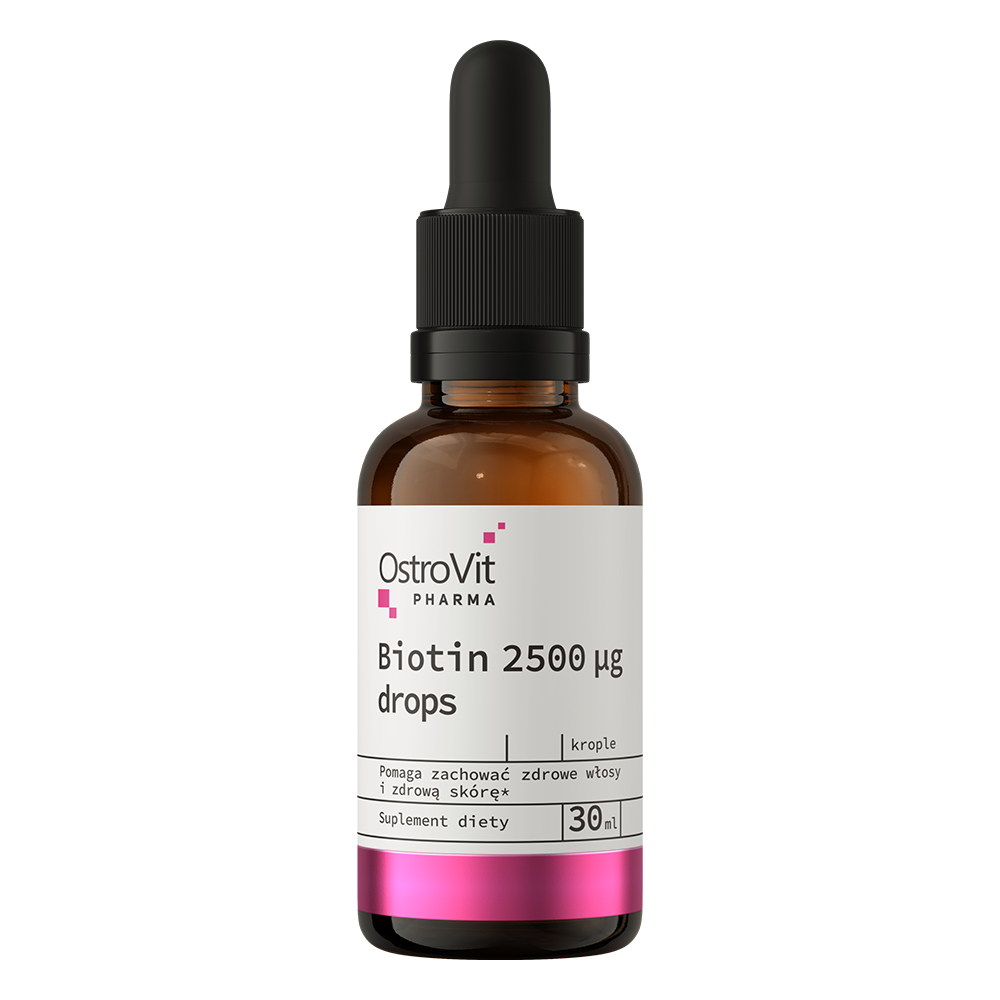 OstroVit Pharma Biotyna 2500 µg w kroplach 30 ml