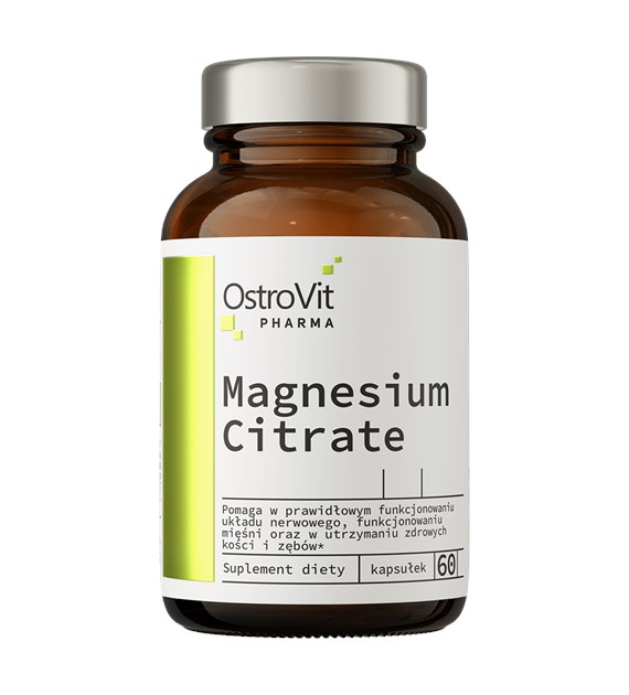 *OstroVit Pharma Cytrynian Magnezu 60 kapsułek