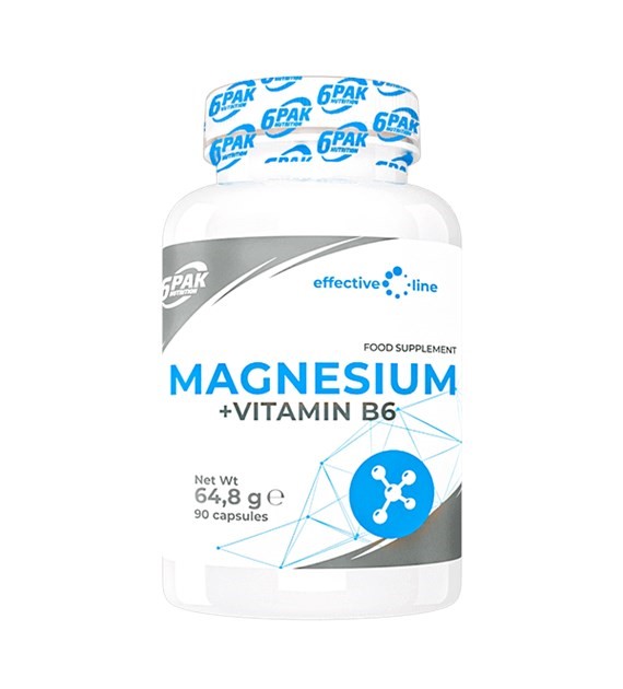 6PAK EL MAGNESIUM + VITAMIN B6 90cap