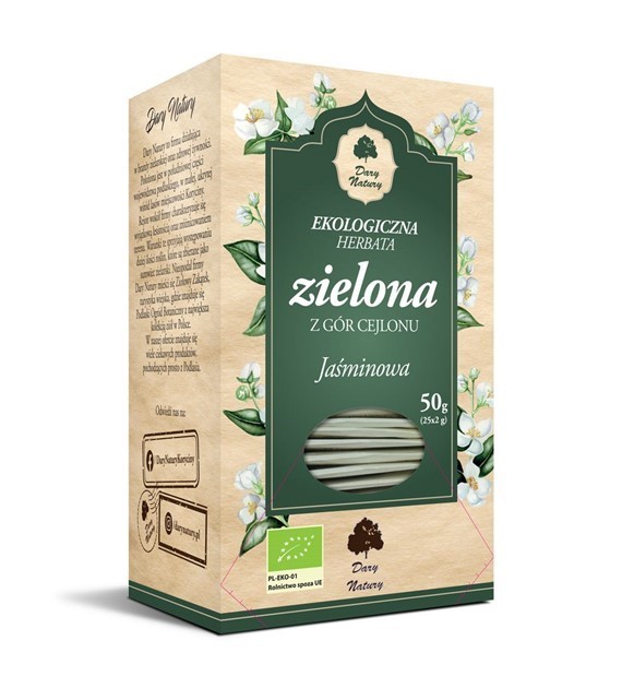 Herbata Zielona Jaśminowa EKO 25x2g
