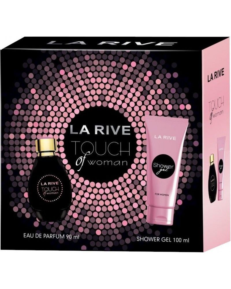 ZESTAW PREZENTOWY LA RIVE  WOMEN  WODA PERFUMOWANA + ŻEL POD PRYSZNIC TOUCH OF WOMAN