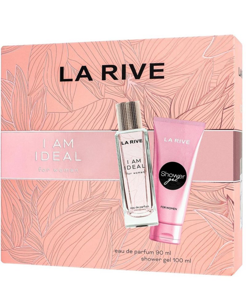 ZESTAW PREZENTOWY LA RIVE WOMEN  WODA PERFUMOWANA +ŻEL POD PRYSZNIC I AM IDEAL