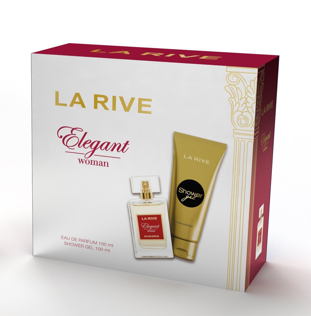 ZESTAW PREZENTOWY LA RIVE WOMEN WODA PERFUMOWANA + ŻEL POD PRYSZNIC ELEGANT