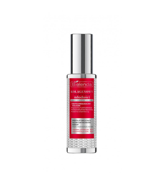 BIELENDA - KOLAGENOWY STYMULATOR MŁODOŚCI Endoliftingujące skoncentrowane serum przeciwzmarszczkowe, dzień/ noc, 60 ml