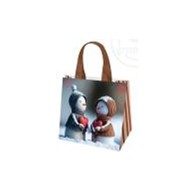 GAM - Torba PP tkany Kochające Bałwanki  34x34x18  /po 25 sztuk/ 21 litrów