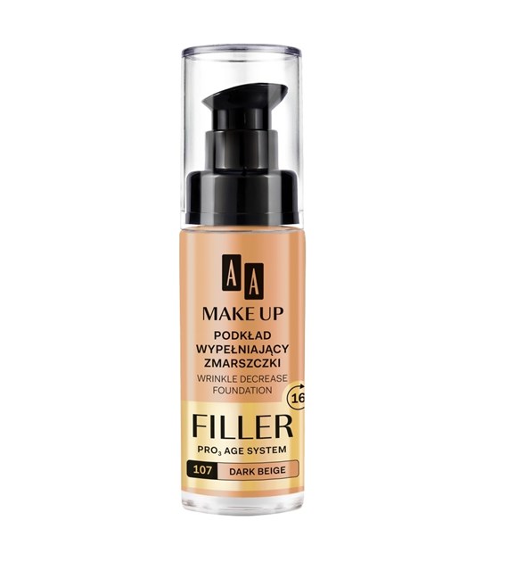 AA Make Up Podkład wypełniający zmarszczki nr 107 Dark Beige 30ml