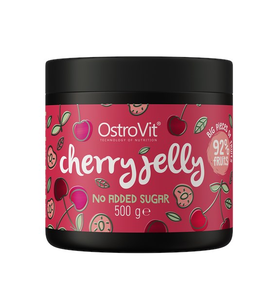 OstroVit Cherry Jelly Owoce w żelu 500 g WIŚNIA
