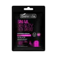BIELENDA - SNAIL BEAUTY SECRETS Rozświetlająco - odżywcza czarna maska w płacie, 1 szt.