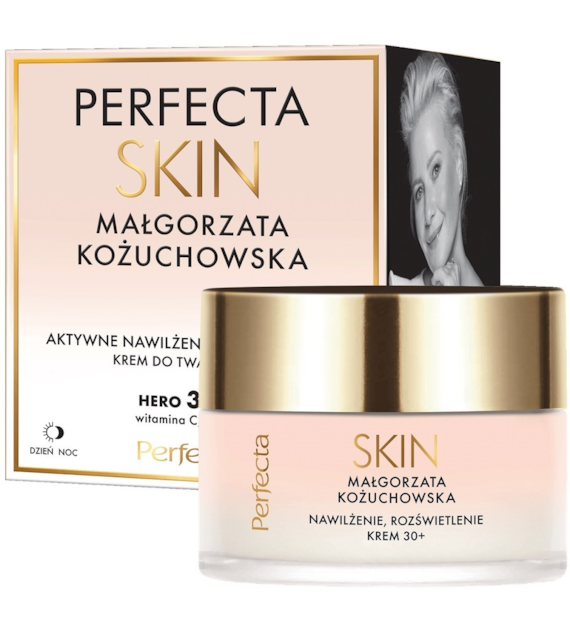 PERFECT SKIN M.KOŻUCHOWSKA 30+ KREM DO TWARZY 50ML NAWILŻENIE,ROZŚWIETLENIE
