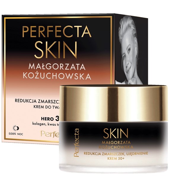 PERFECT SKIN M.KOŻUCHOWSKA 50+ KREM DO TWARZY 50ML REDUKCJA ZMARSZCZEK,UJĘDRNIENIE