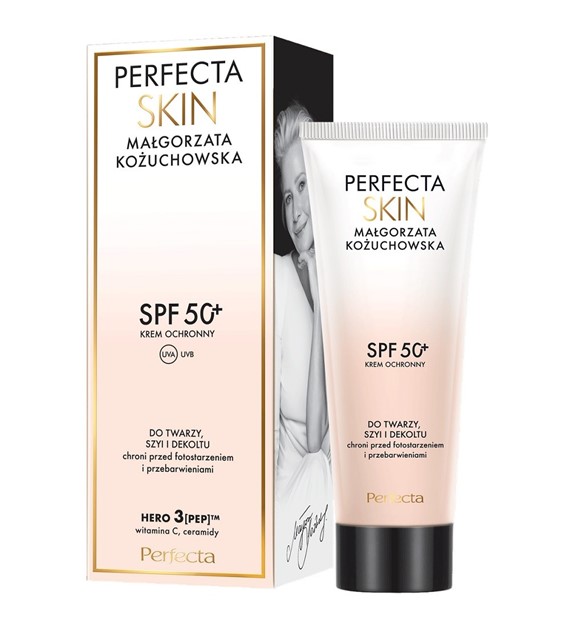 PERFECT SKIN M.KOŻUCHOWSKA KREM DO TWARZY,SZYI I DEKOLTU 40ML SPF 50 OCHRONNY