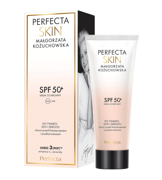 PERFECT SKIN M.KOŻUCHOWSKA KREM DO TWARZY,SZYI I DEKOLTU 40ML SPF 50 OCHRONNY