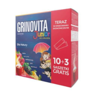 GRINOVITA /ZDROVIT/ JUNIOR 10 SASZETEK  MALINA, HIBISKUS...