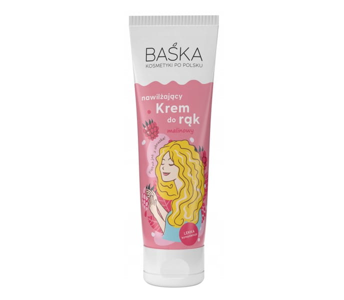 BAŚKA KREM DO RĄK 100ML MALINA NAWILŻAJĄCY