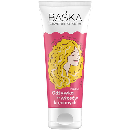 BAŚKA ODŻYWKA DO WŁOSÓW 250ML RÓŻA KRĘCONE