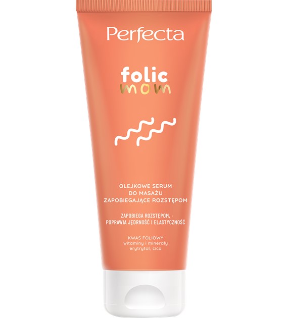 PERFECTA FOLIC MOM -Olejkowe serum do masażu zapobiegające rozstępom 200ML