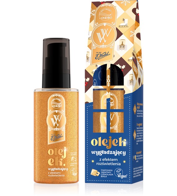 ONLYBIO i WEDEL - Hair in Balance Olejek rozświetlający do włosów Czekolada Biała 70 ml