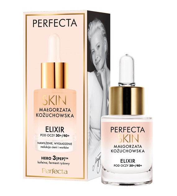 PERFECT SKIN M.KOŻUCHOWSKA 30/40 KREM POD OCZY 15ML LIFTING, ROSWIETLENIE 50+ 60+,15ML